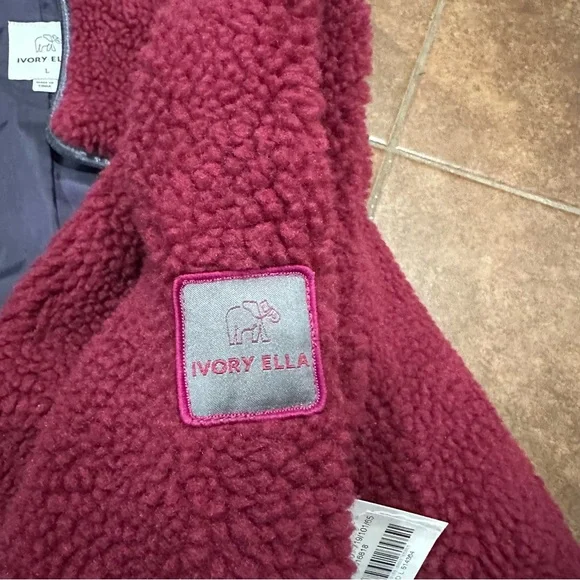 Ivory Ella Sherpa Jacket - Picture 5 of 8